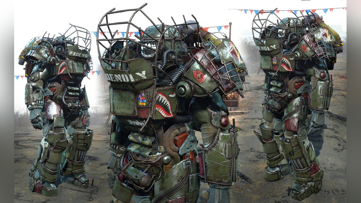 Fallout 4 — Больше модулей для рейдерской силовой брони (Raider Power Armor Chop-Shop) [1.3]