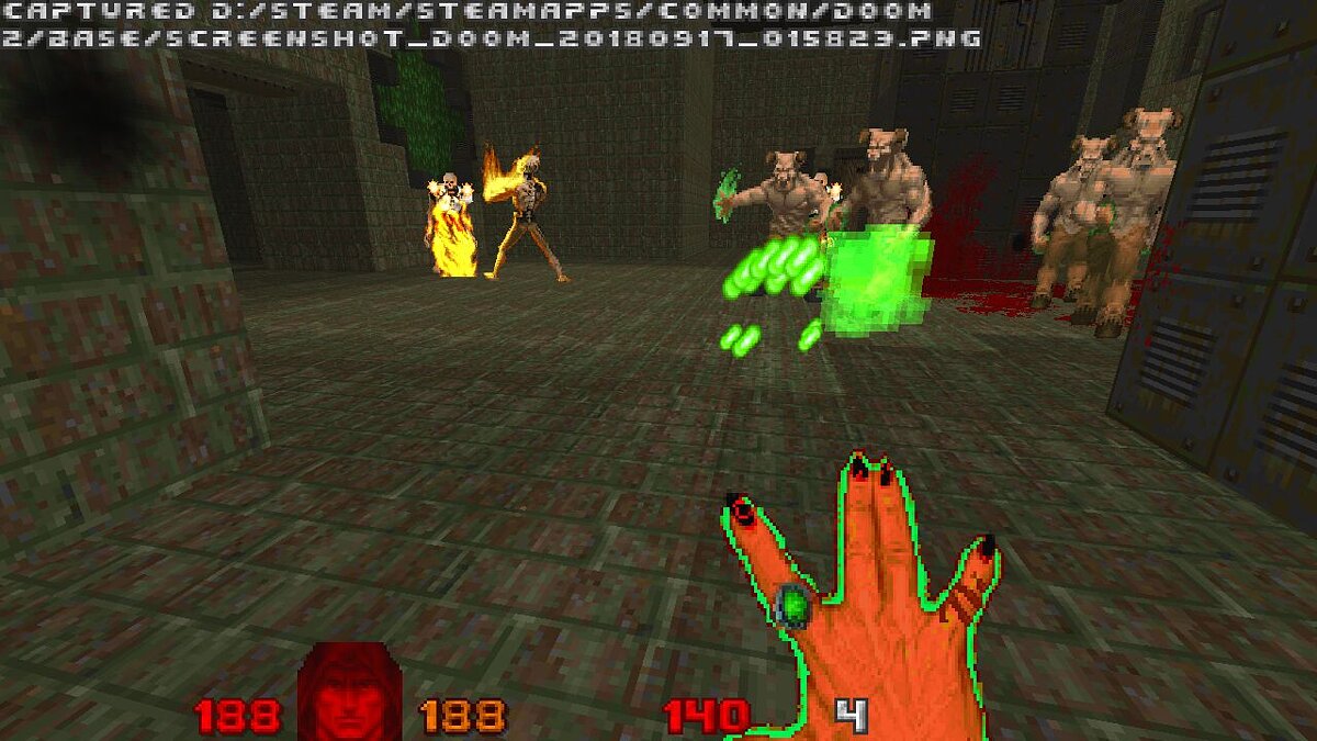 DOOM 2 — Демоническая рука и новый геймплей (DaggerHell Overkill) /  Геймплей / Моды и скины