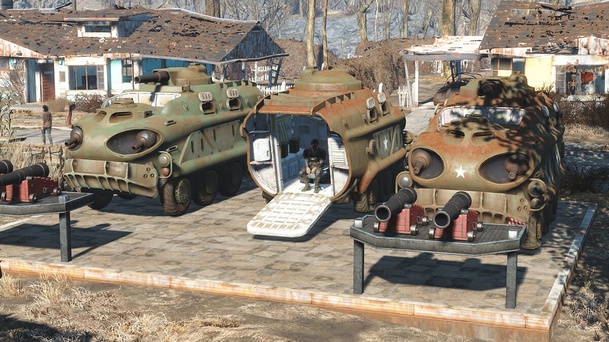 Fallout 4 транспорт на котором можно ездить фото 98