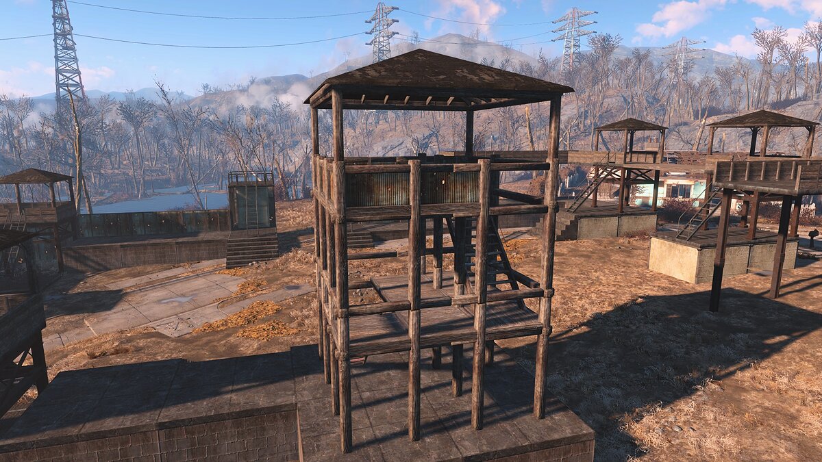 Fallout 4 — Объекты для строительства: сторожевые башни (Guard Towers) [1.21]