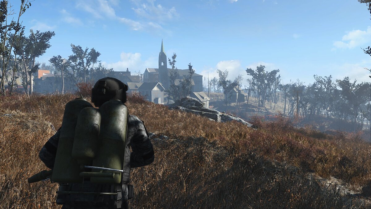 Fallout 4 — Настоящий военный огнемет (M2A1-9 Flamethrower) [1.0]