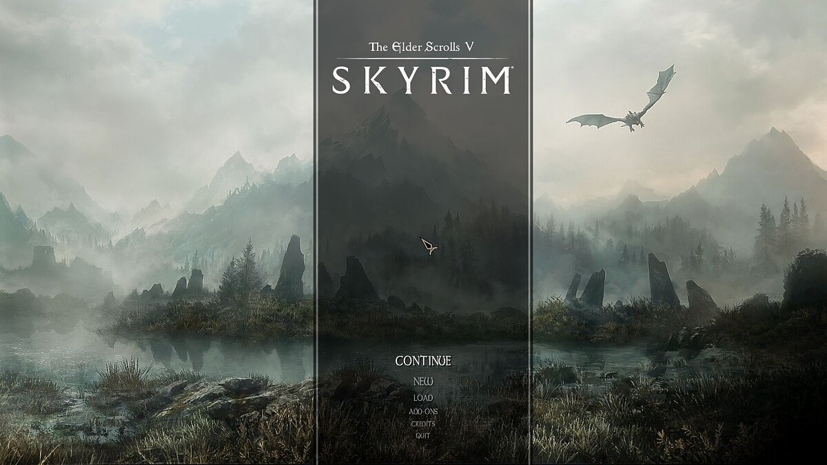The Elder Scrolls 5: Skyrim — Олдскульное главное меню (Main Menu Design Replacer) [1.0]