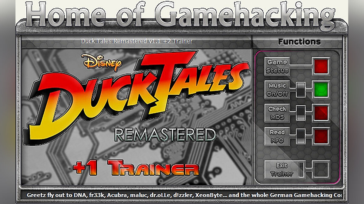 DuckTales Remastered — Трейнер / Trainer (+2) [1.2 & 1.3] [iNvIcTUs oRCuS / HoG]