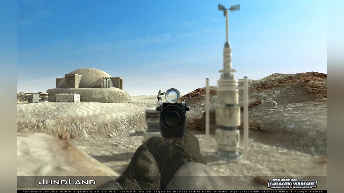 Call of Duty 4: Modern Warfare — Star Wars Mod: Galactic Warfare – замена игры на «Звёздные войны»