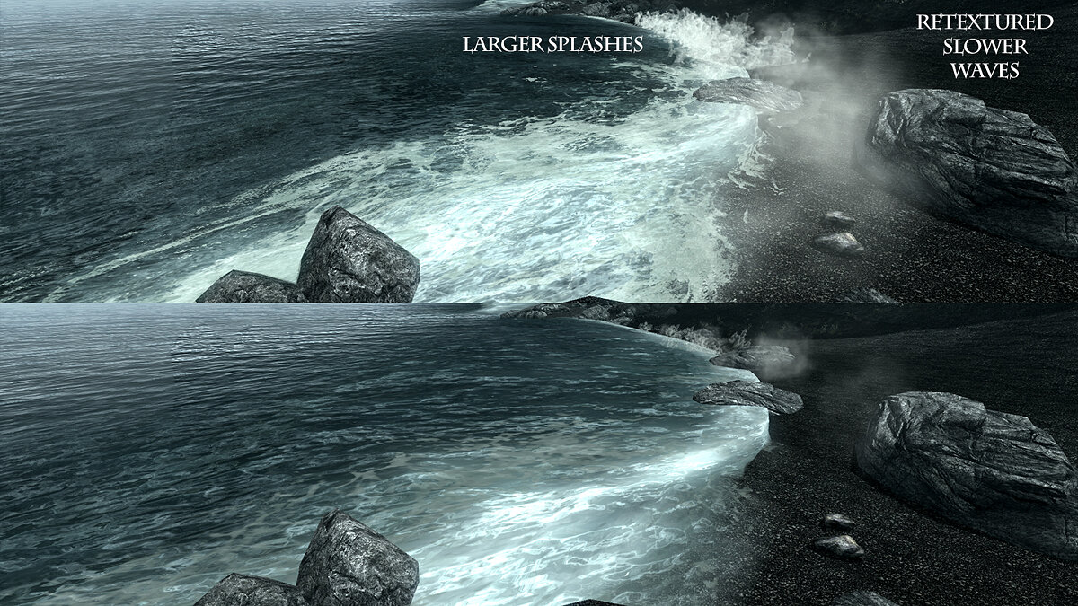 The Elder Scrolls 5: Skyrim — Реалистичная вода (Realistic Water Two) [1.11]