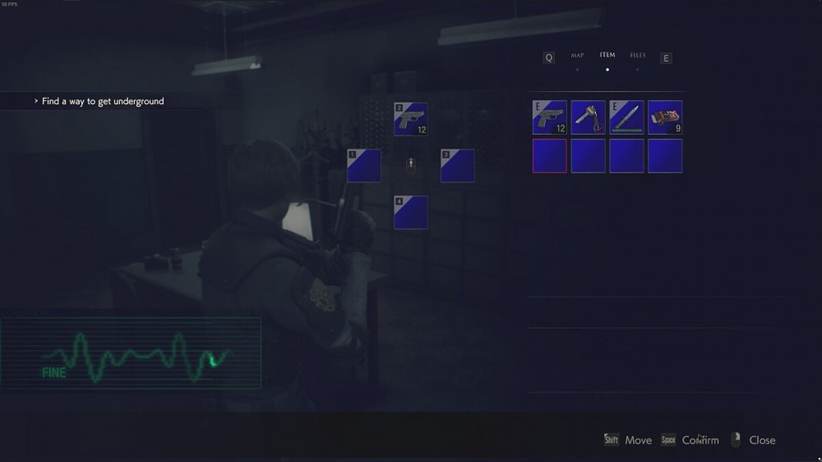 Resident Evil 2 — Олдскульный интерфейс (Classic UI) [1.0]