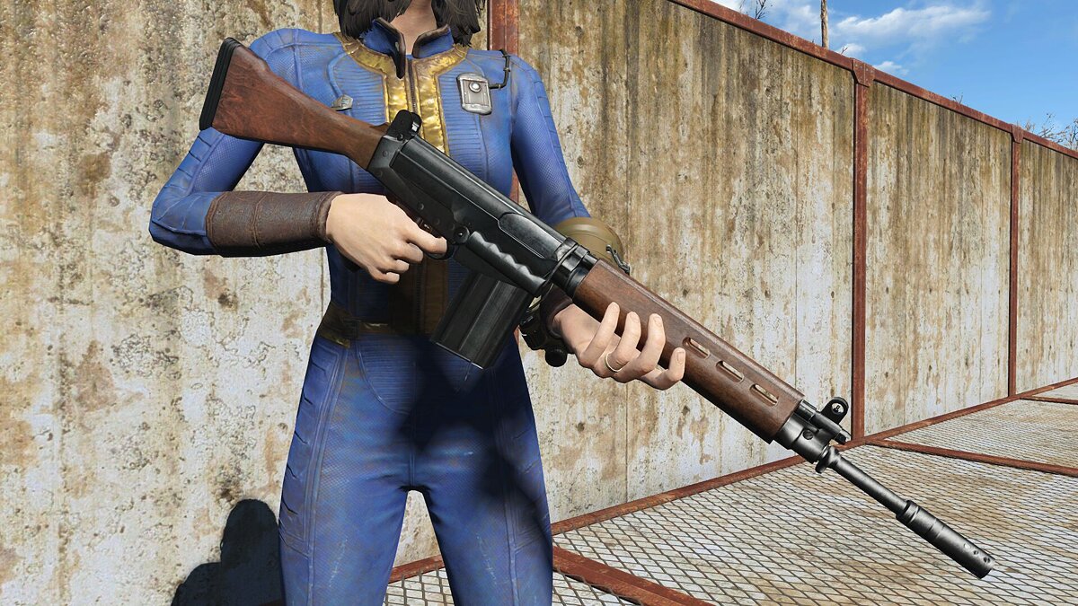 Fallout 4 — Штурмовая винтовка FN-FAL (FN-FAL) [1.4.1]