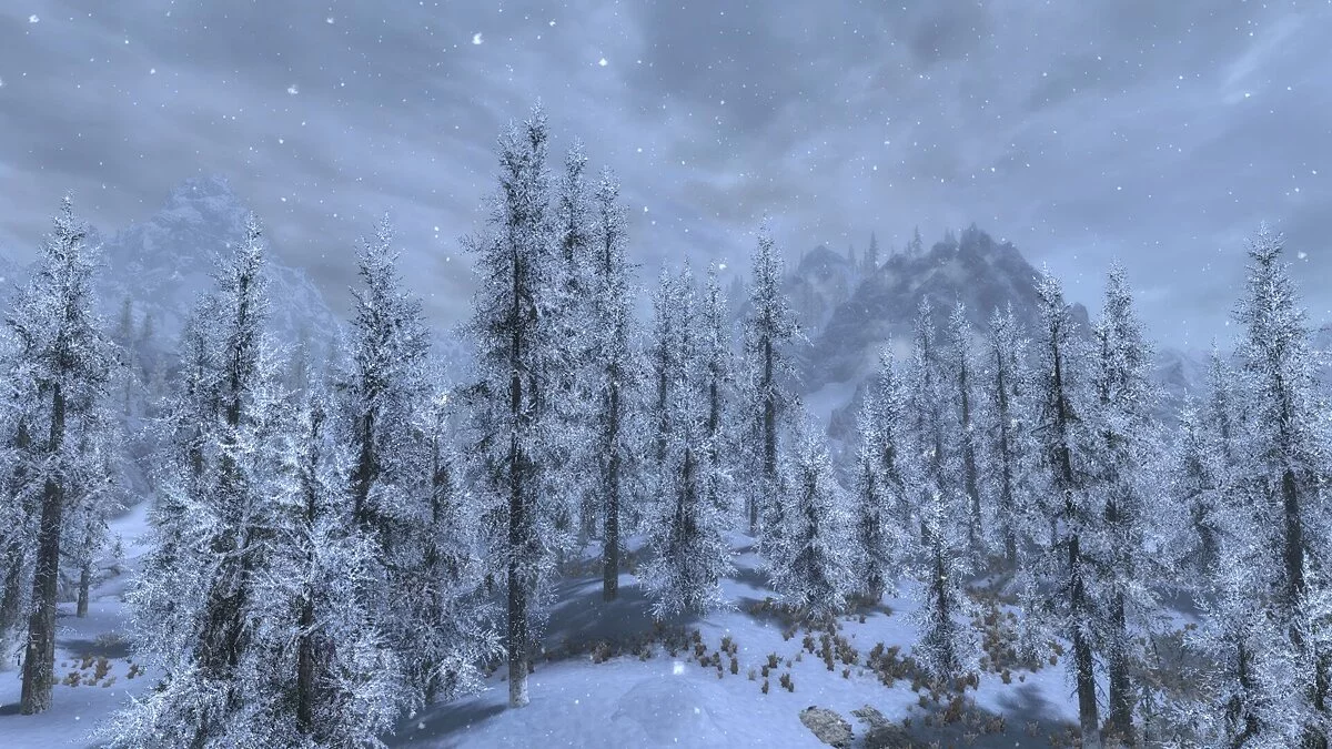 The Elder Scrolls 5: Skyrim — Новые погодные условия и времена года (Obsidian Weathers) [1.07]