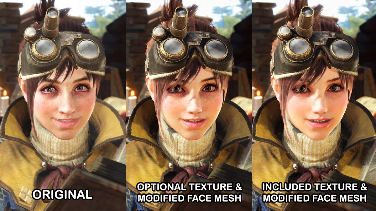 Monster Hunter: World — Более милое лицо у Хендлер (Cuter Handler Face Model) [1.01]