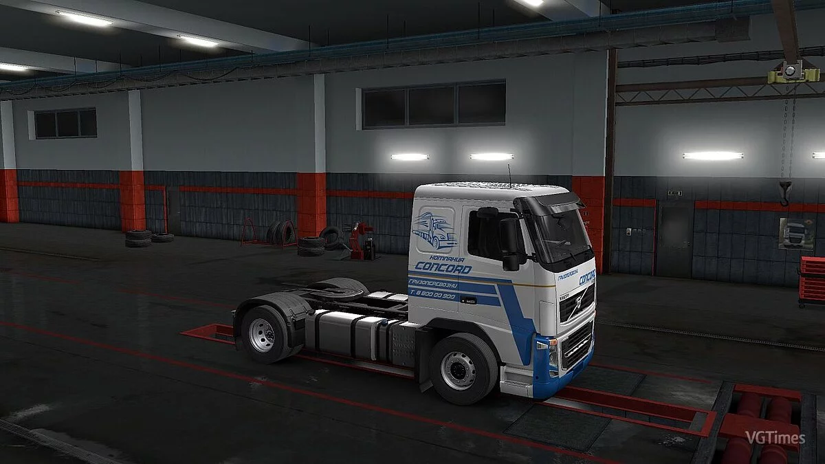 Euro Truck Simulator 2 — Concord Volvo Skin [1.0]
