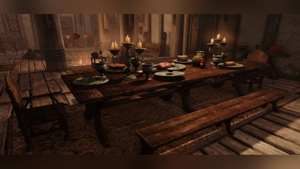 The Elder Scrolls 5: Skyrim — Трехмерная фурнитура в домах (Skyrim 3D Furniture) [1.2]