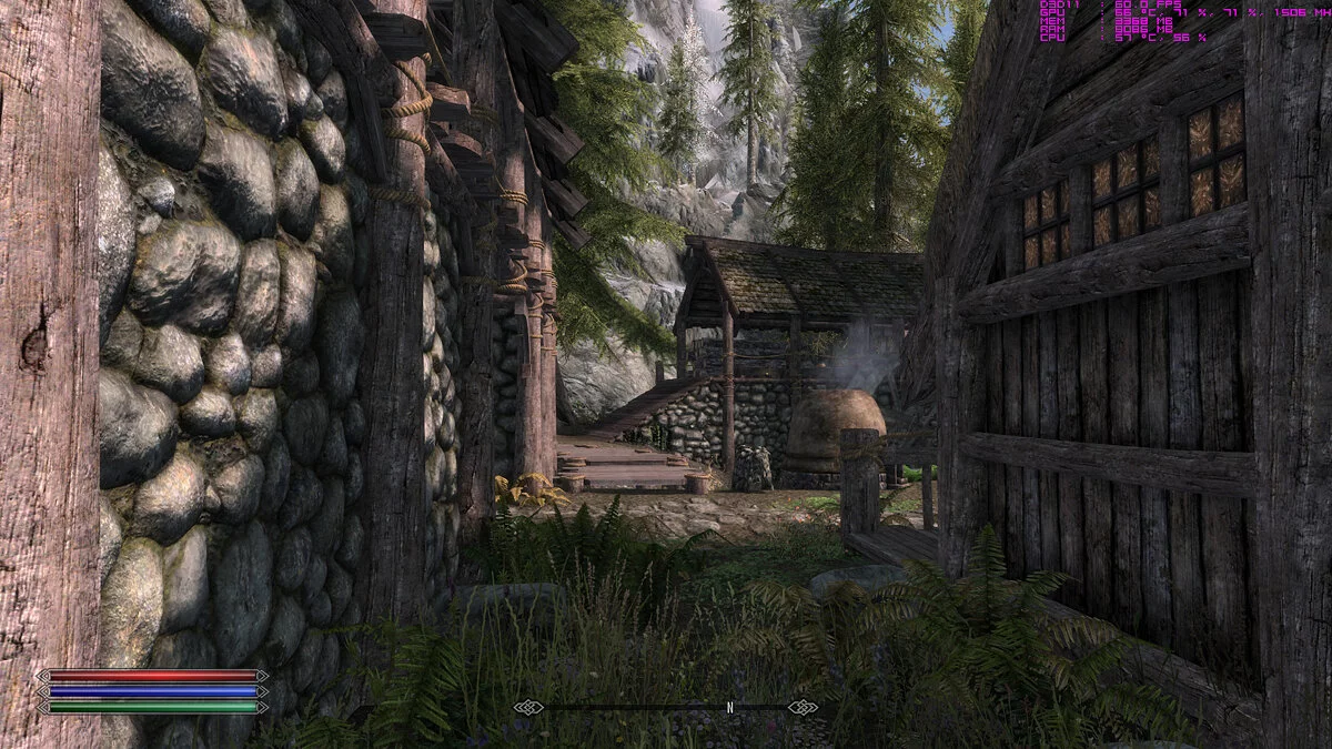 The Elder Scrolls 5: Skyrim — Новые текстуры стен (Real 3D Walls) [1.0]