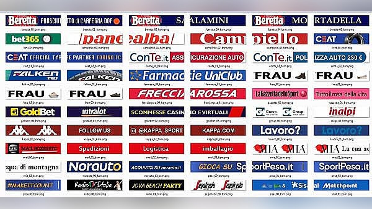 Pro Evolution Soccer 2019 — Рекламные щиты клуба Torino FC для Sider