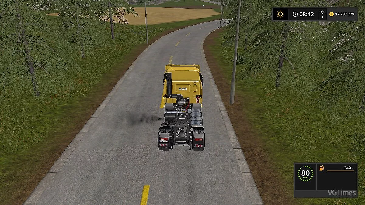 Farming Simulator 17 — Новая кабина для грузовика (DAF CF Space Cab) V1.0