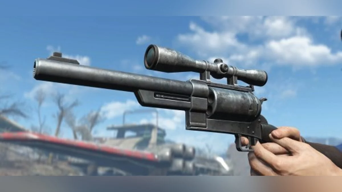 Fallout 4 — Охотничий револьвер из Fallout: New Vegas (Hunting Revolver and Ranger Sequoia) [1.02]