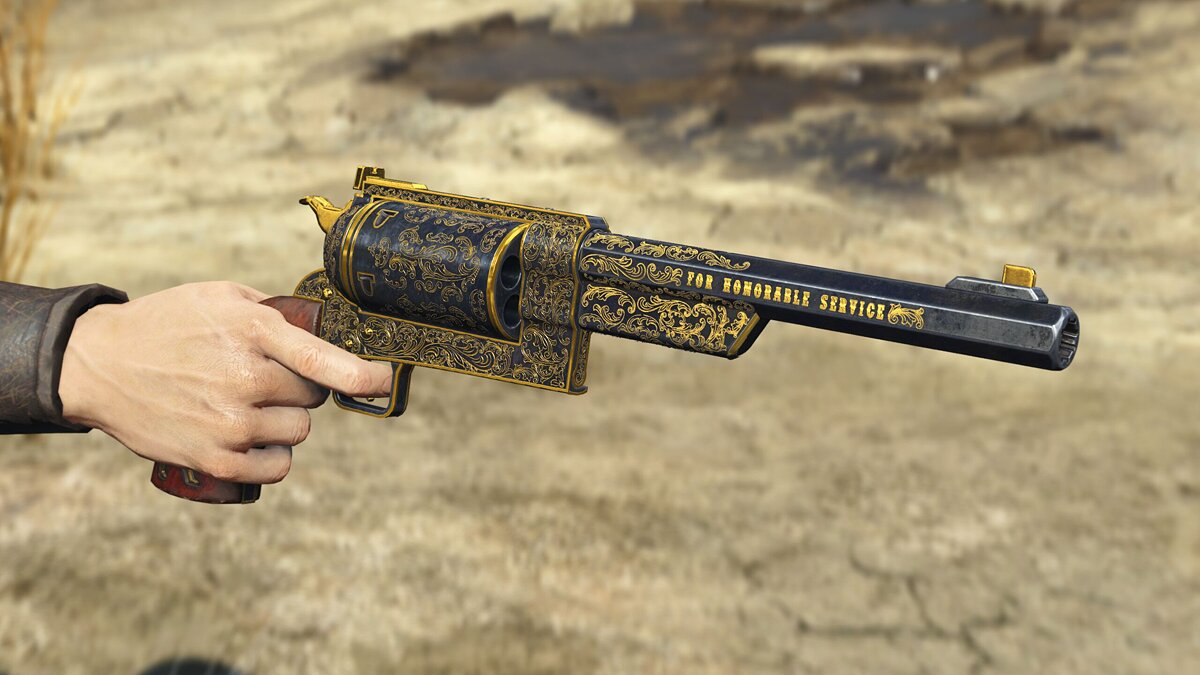 Fallout 4 — Охотничий револьвер из Fallout: New Vegas (Hunting Revolver and Ranger Sequoia) [1.02]