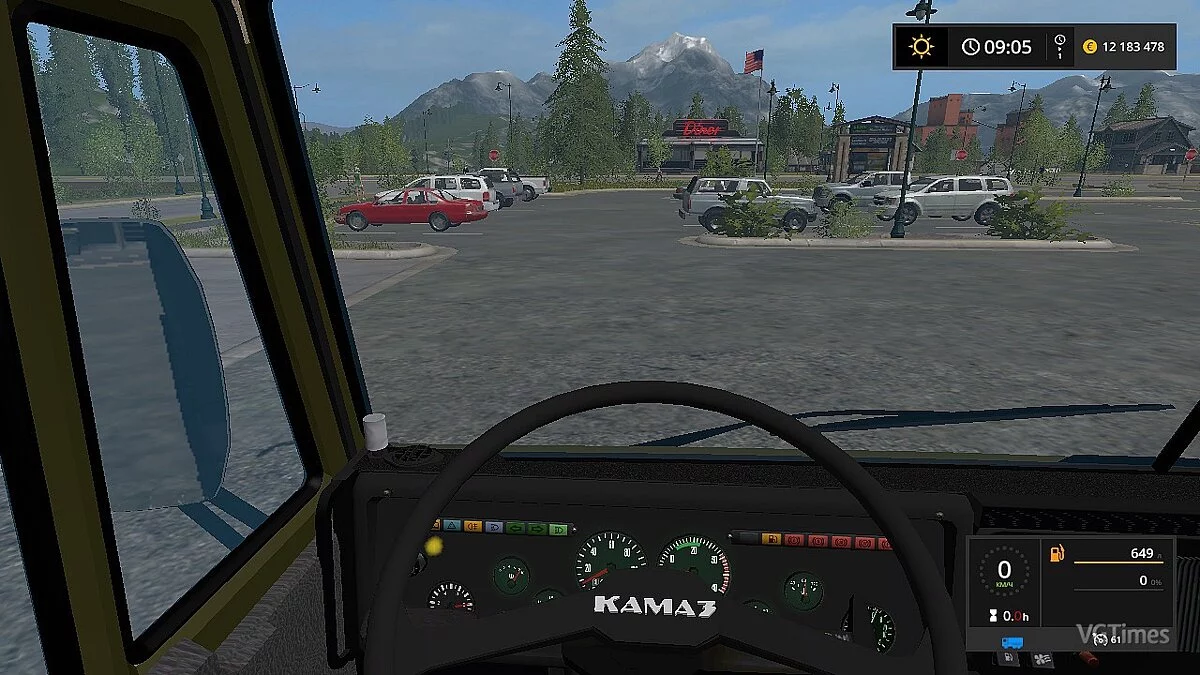 Farming Simulator 17 — КАМАЗ-55111 [V1.2]