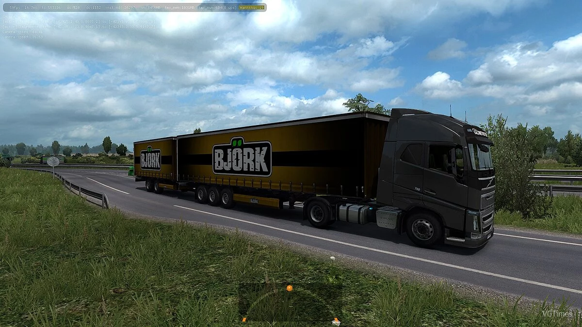 Euro Truck Simulator 2 — Двойные Прицепы в Трафик [1.34]
