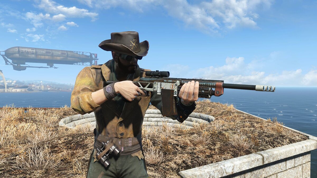 Fallout 4 manwell rifle set фото 73