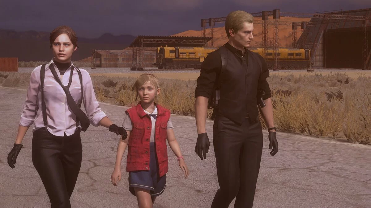 Resident Evil 2 — Альберт Вескер вместо Леона