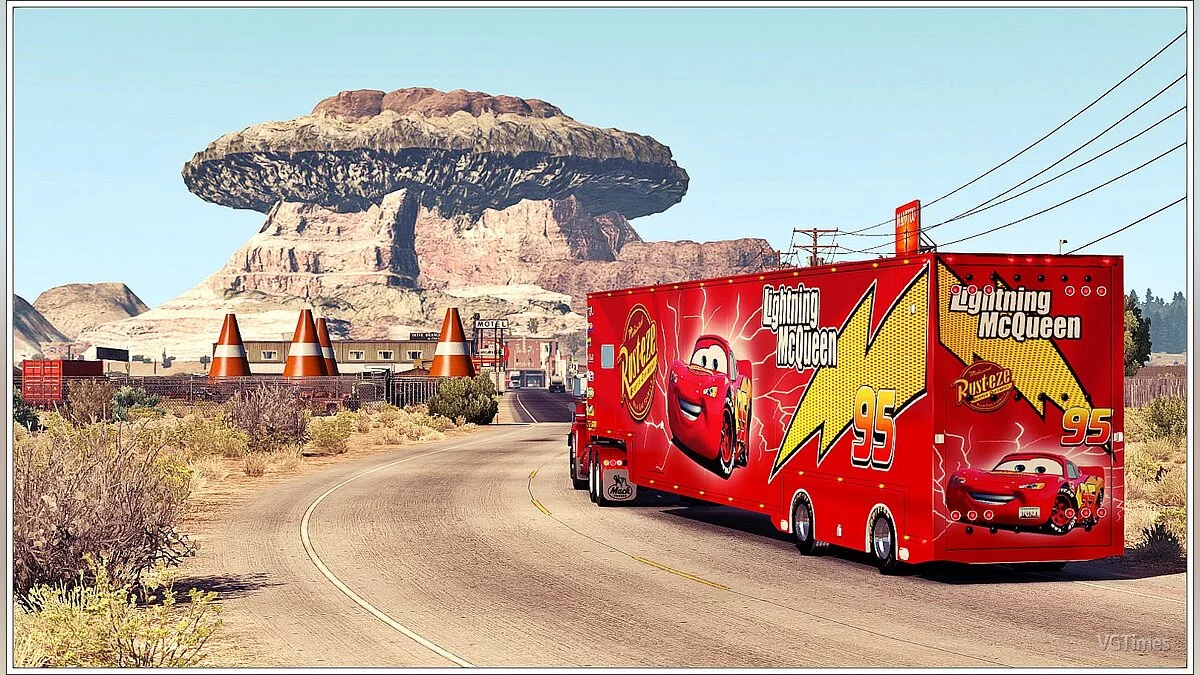 American Truck Simulator — Живописная карта Radiator Springs