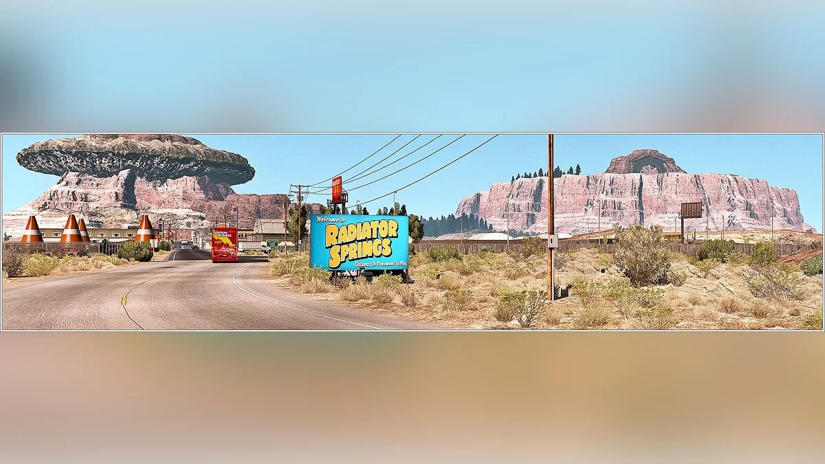 American Truck Simulator — Живописная карта Radiator Springs