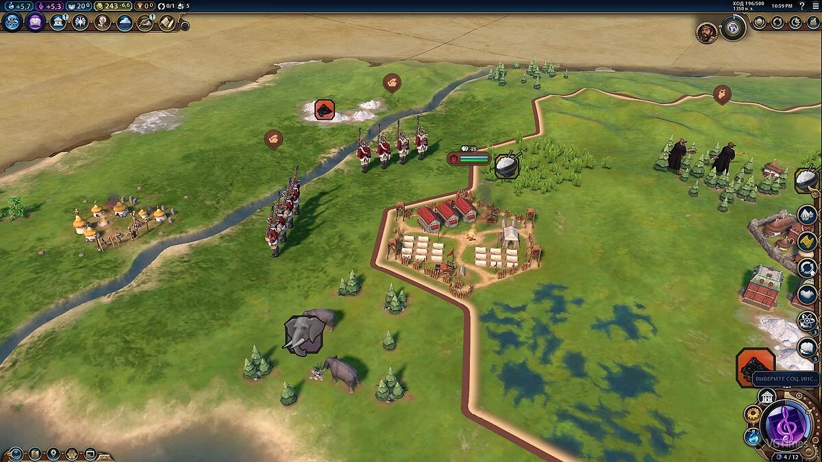 Sid Meier's Civilization 6 — Иван Грозный IV в качестве лидера России