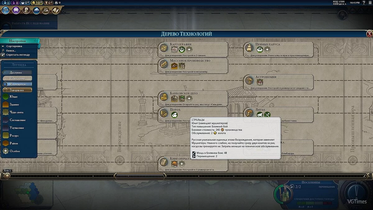 Sid Meier's Civilization 6 — Иван Грозный IV в качестве лидера России