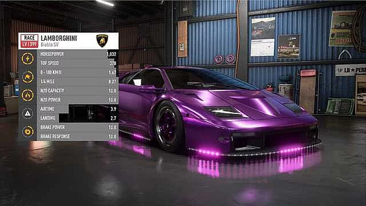 Need for Speed Payback — Покупка машин Iconic Cars Pack без DLC