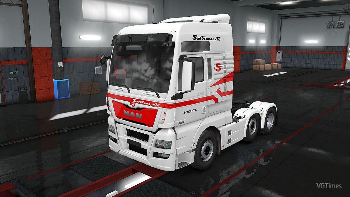 Euro Truck Simulator 2 — Скин Sovtransavto для MAN TGX Euro 6 [1.0]