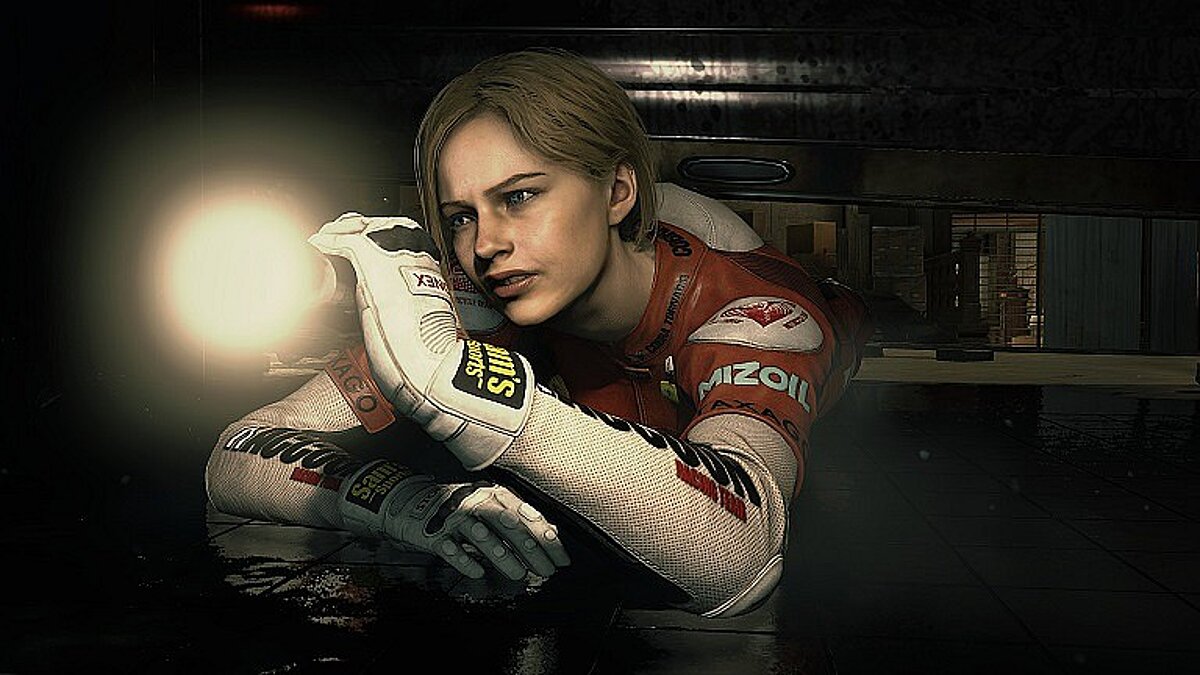Resident Evil 2 — Клэр с одеждой Эльзы и волосами Аннет (блондинка) [1.0]
