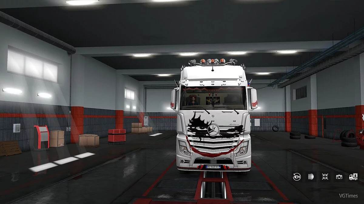 Euro Truck Simulator 2 — Аэрография Joker на Mercedes Actros 2014 v1.0