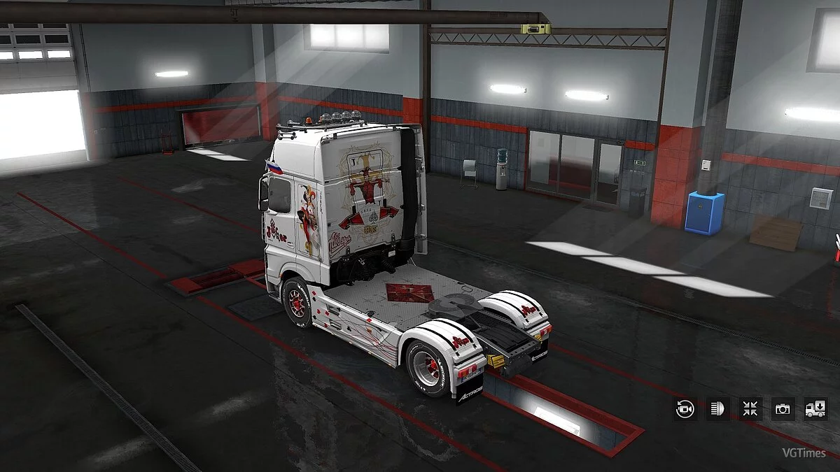 Euro Truck Simulator 2 — Аэрография Joker на Mercedes Actros 2014 v1.0