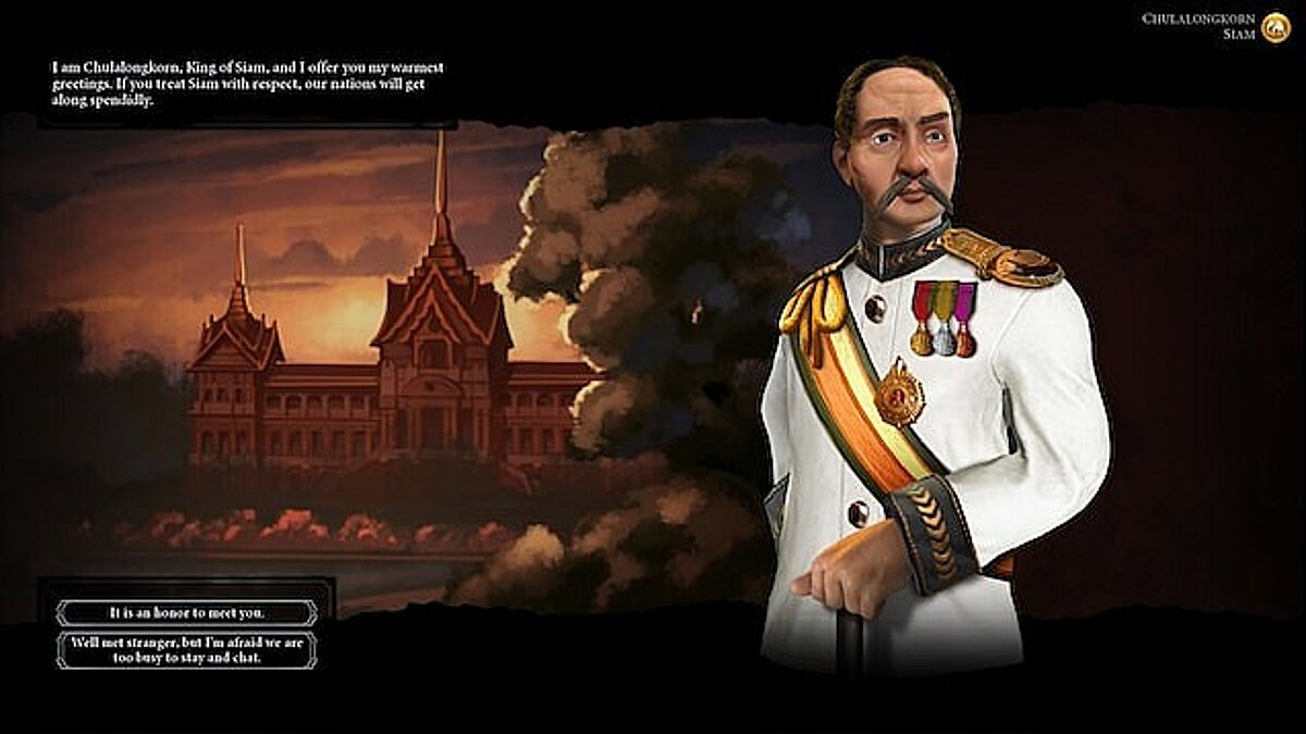 Sid Meier&#039;s Civilization 6 — Сиам: Чулалонгкорн (Sukritact's Chulalongkorn) [1.0]