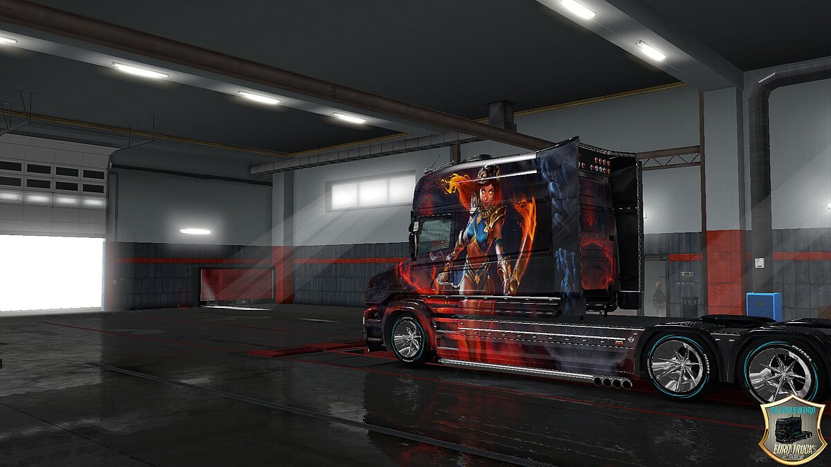 Euro Truck Simulator 2 — «Жрица» для Scania T Longline