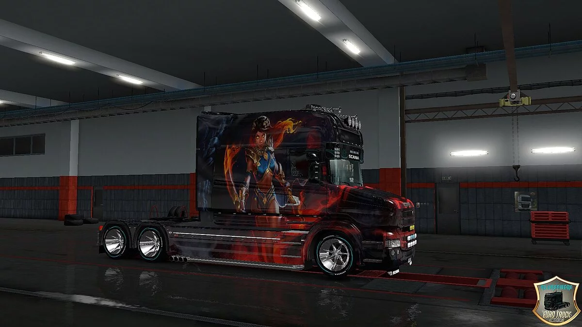 Euro Truck Simulator 2 — «Жрица» для Scania T Longline
