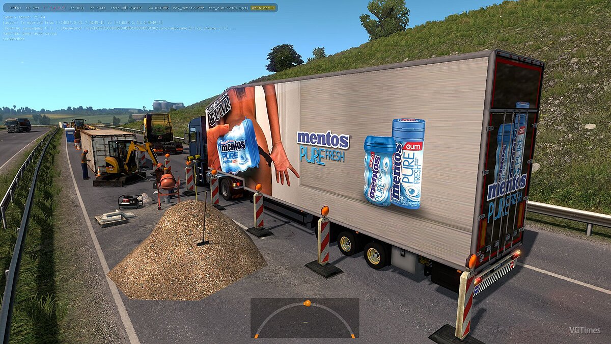 Euro Truck Simulator 2 — Двухэтажные трейлеры в трафик для 1.34.x [1.0]