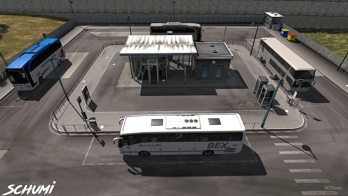 Euro Truck Simulator 2 — Грузовики на базах компаний (Company addon) [1.0] [Schumi] [1.33-1.34]