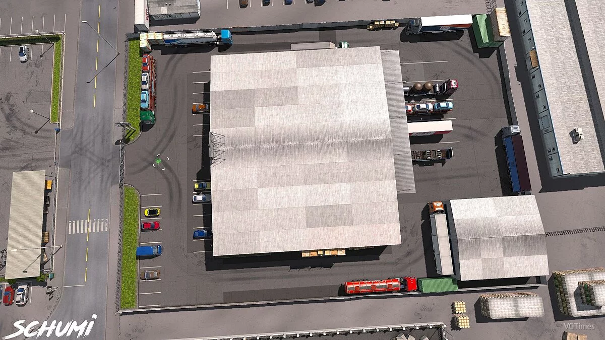 Euro Truck Simulator 2 — Грузовики на базах компаний (Company addon) [1.0] [Schumi] [1.33-1.34]