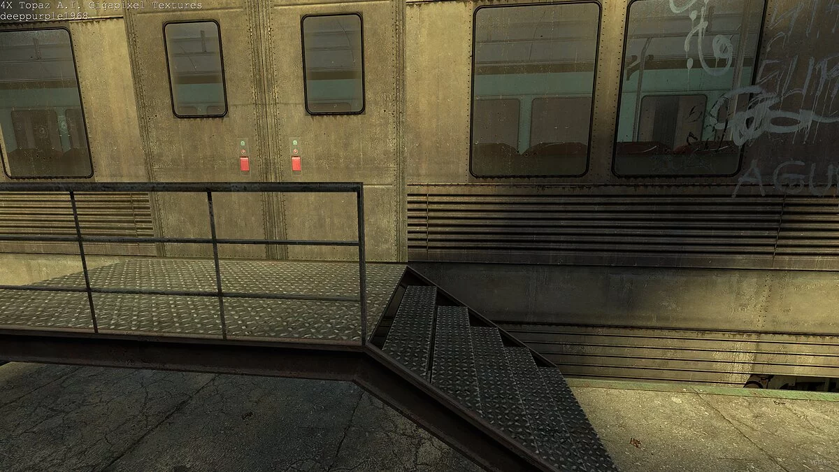 Half-Life 2 — Улучшенные оригинальные текстуры (4X Topaz A.I. Gigapixel Textures) [1.01]
