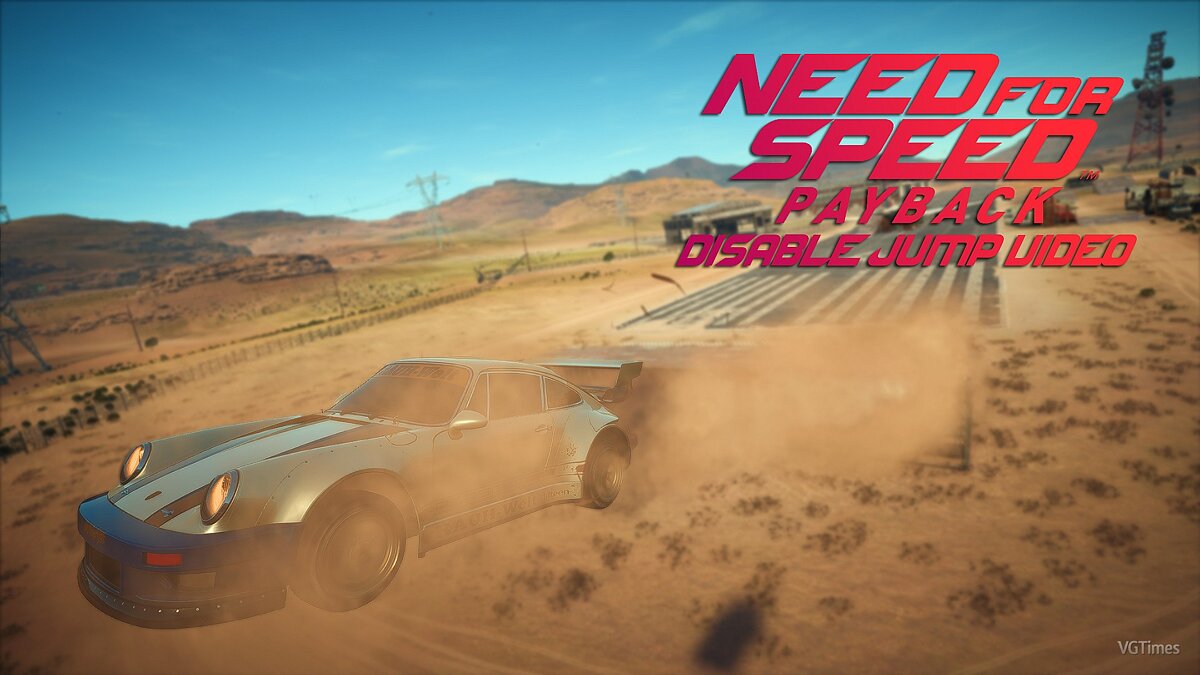 Need for Speed Payback — Отключение смены камеры во время прыжков (Disable Jump Video) [1.0]