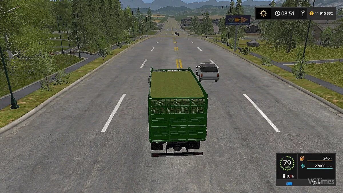 Farming Simulator 17 — Самосвал КамАЗ 45143 [1.0]