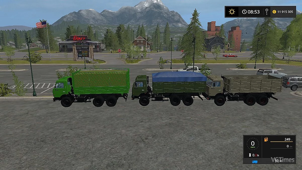 Farming Simulator 17 — Самосвал КамАЗ 45143 [1.0]