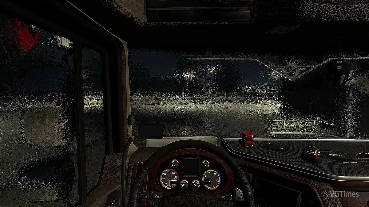 Euro Truck Simulator 2 — Эффект погоды: Дождь