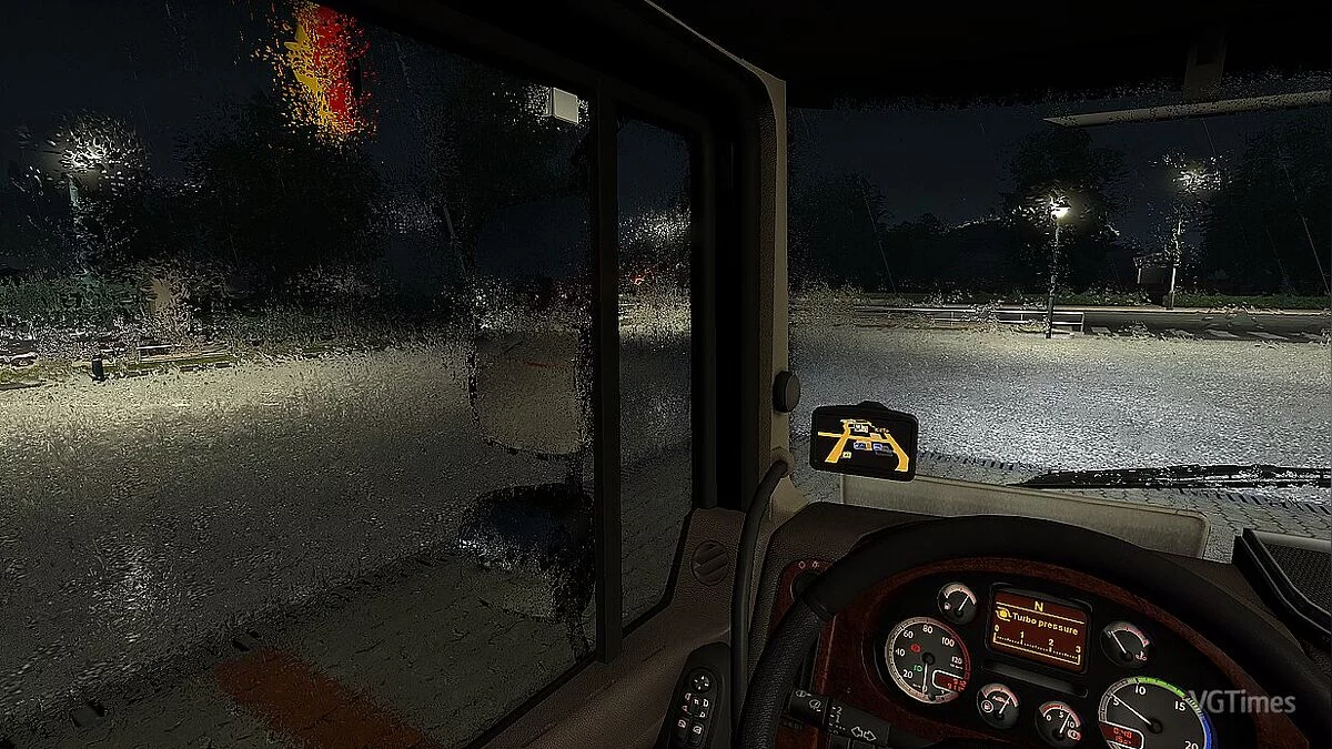 Euro Truck Simulator 2 — Эффект погоды: Дождь