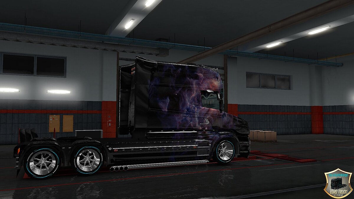 Euro Truck Simulator 2 — «Космос» для Scania T Longline
