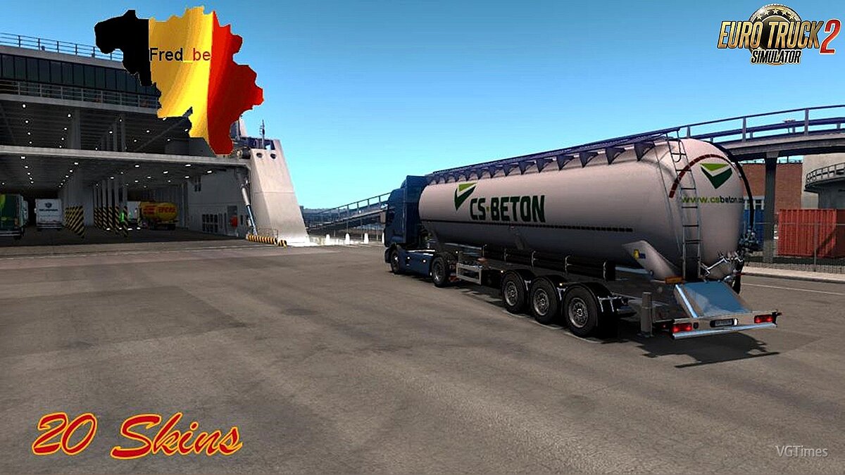 Euro Truck Simulator 2 — Цементовозы