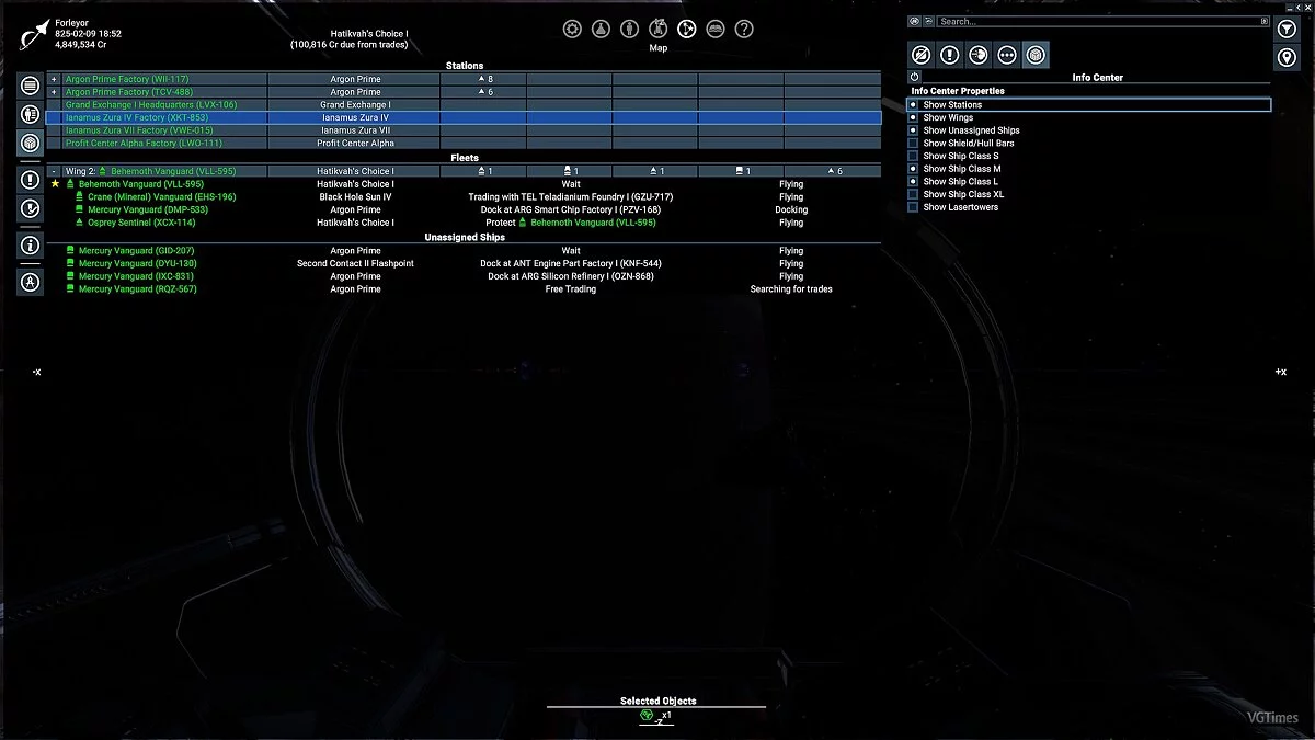 X4: Foundations — Информационный центр v2.1.2