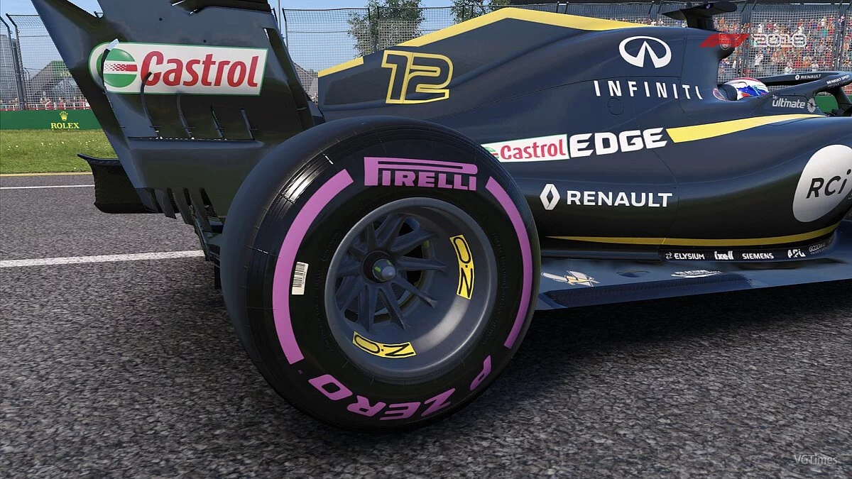 F1 2018 — Улучшенные текстуры шин