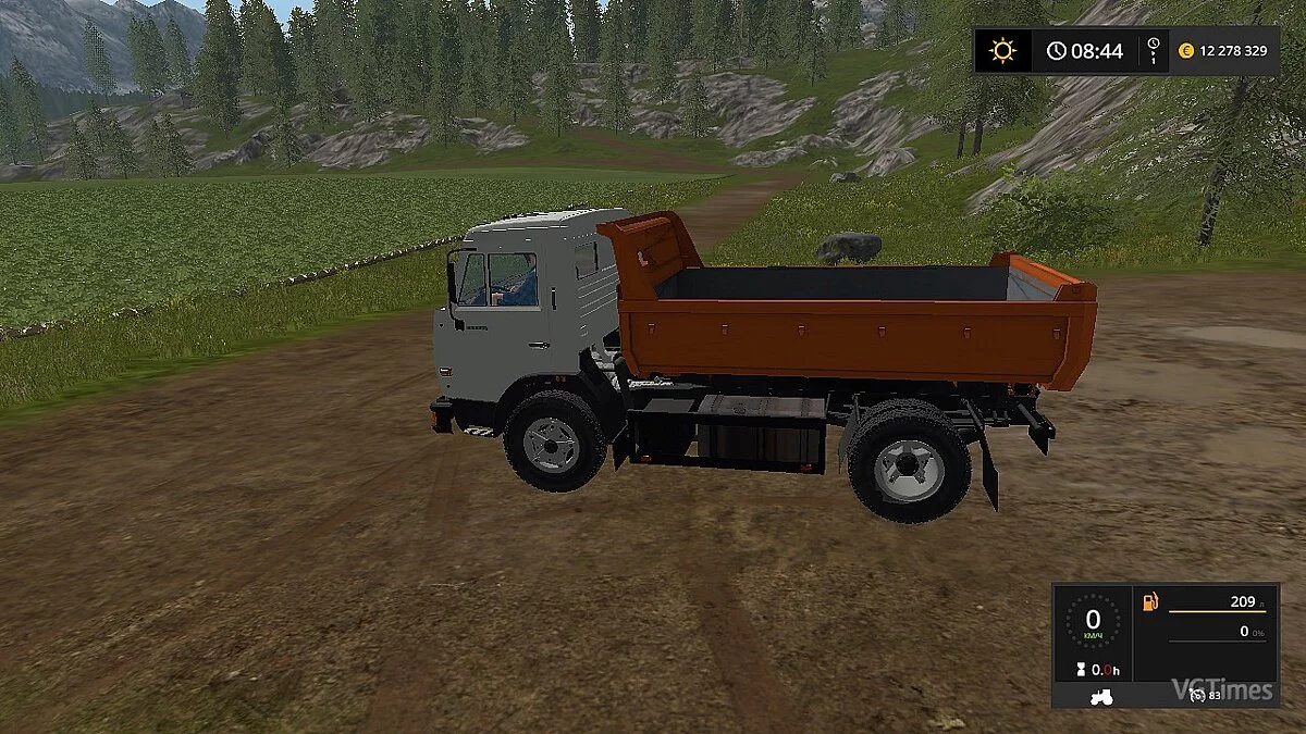 Farming Simulator 17 — Грузовик КАМАЗ 43255 [1.2]